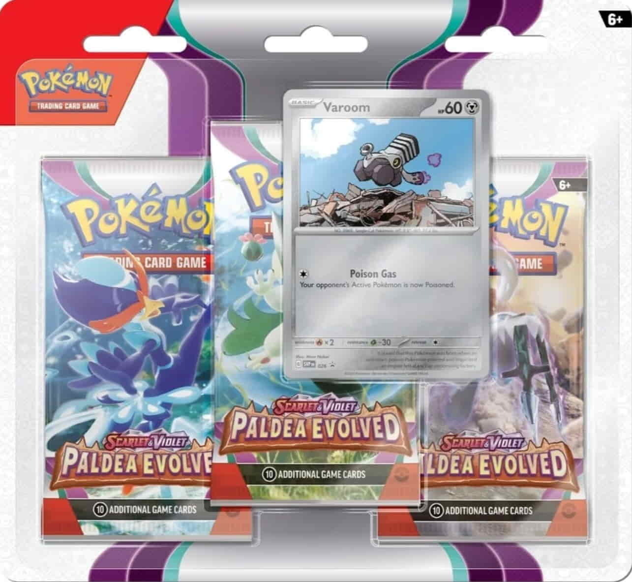 Pokémon Tcg :: Pokemon Tcg - Scarlet & Violet 2 - Paldea Evolved 3-pack 