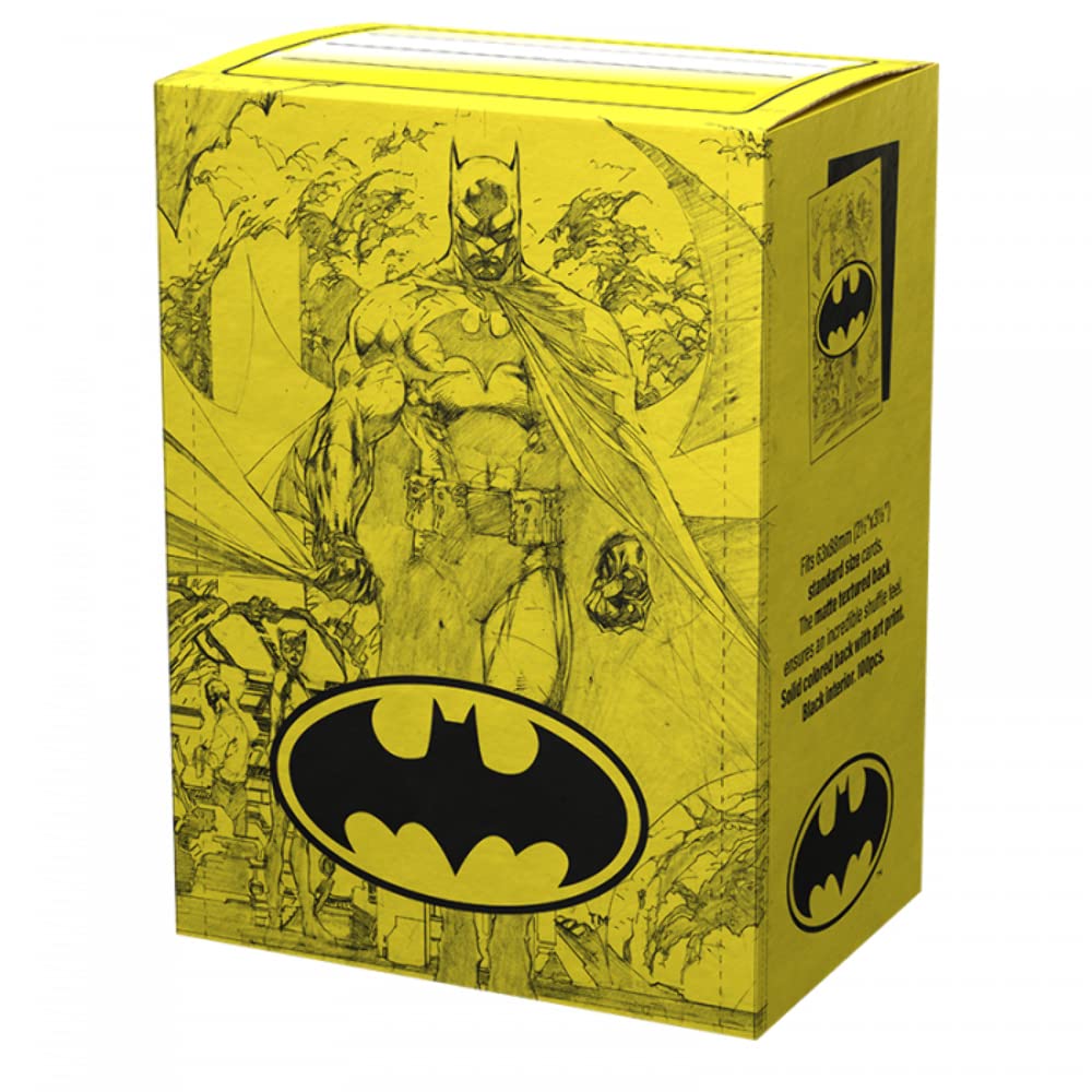 Zubehör :: Dual Matte Yellow/Black - The Batman Art (100 Sleeves ...